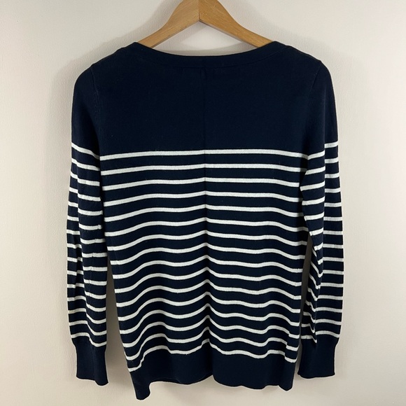 XS Banana Republic Stripped Nautical Sweater Navy/White - Picture 5 of 11